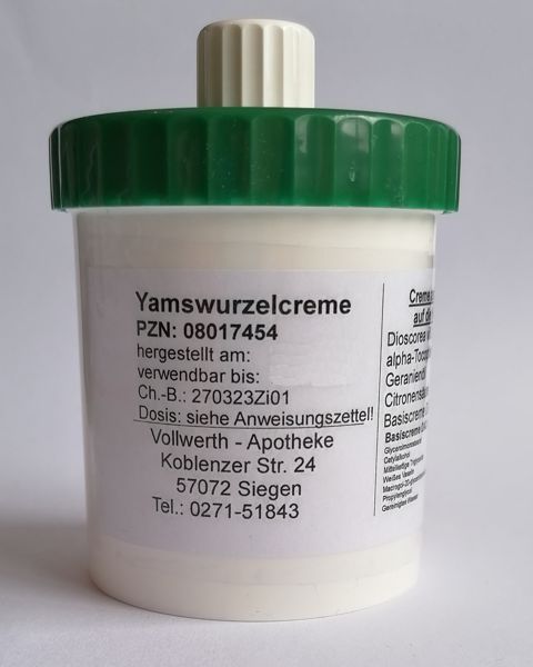 Yamswurzelcreme leicht duftend 100g