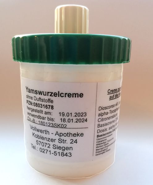 Yamswurzelcreme